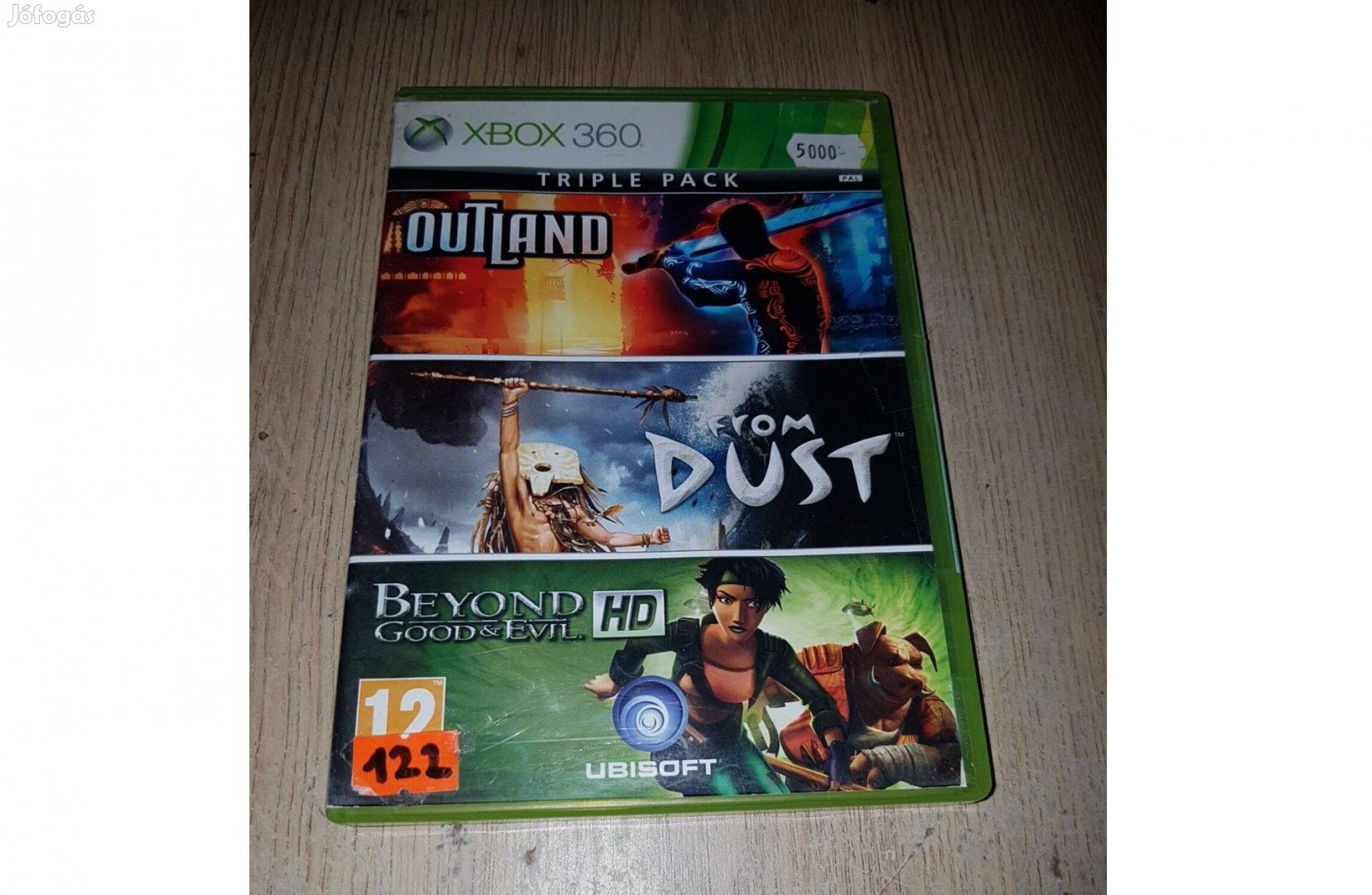 Xbox 360 qutland + from dust beyond good eladó