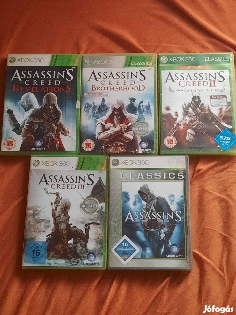 Xbox 360-ra assassin's creed-ek