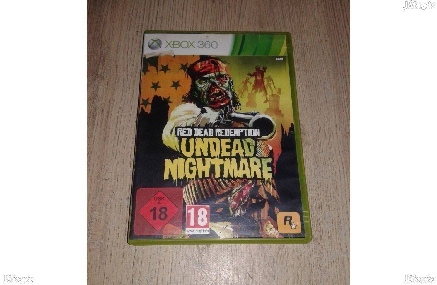 Xbox 360 red dead redemption undead nightmare eladó