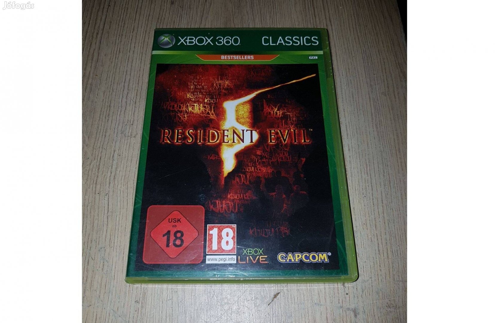 Xbox 360 resident evil 5 eladó