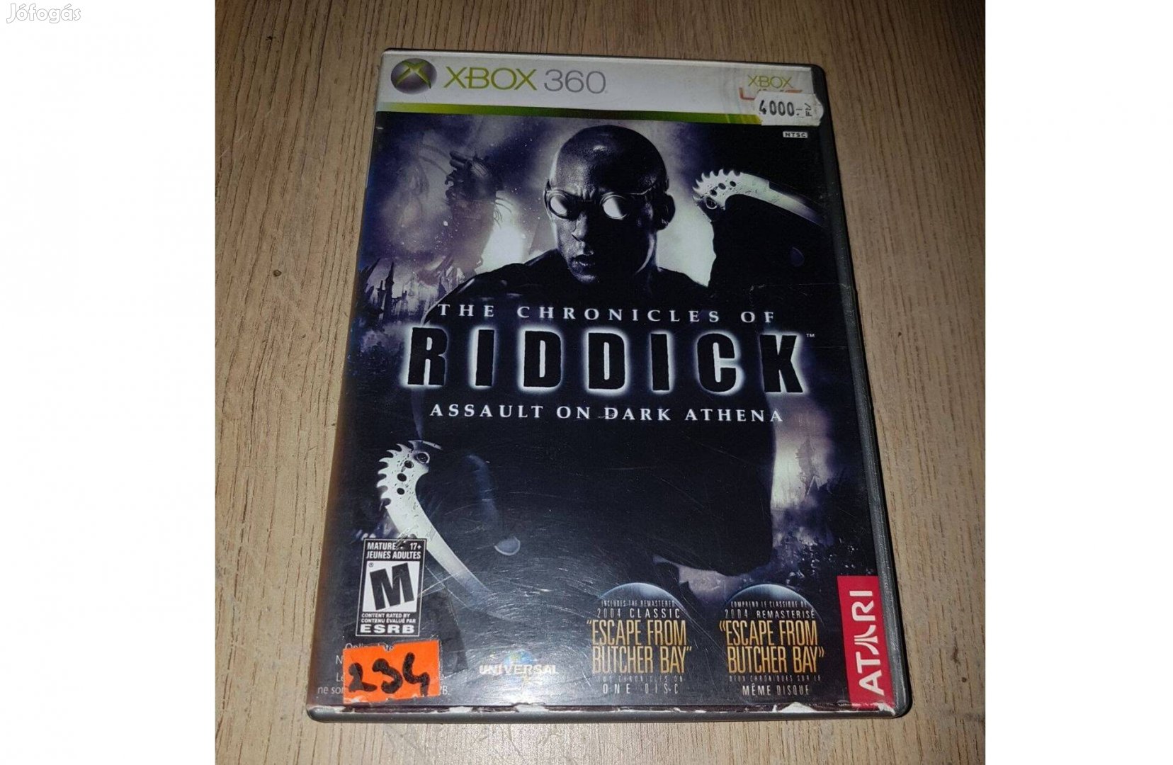 Xbox 360 riddick játék eladó