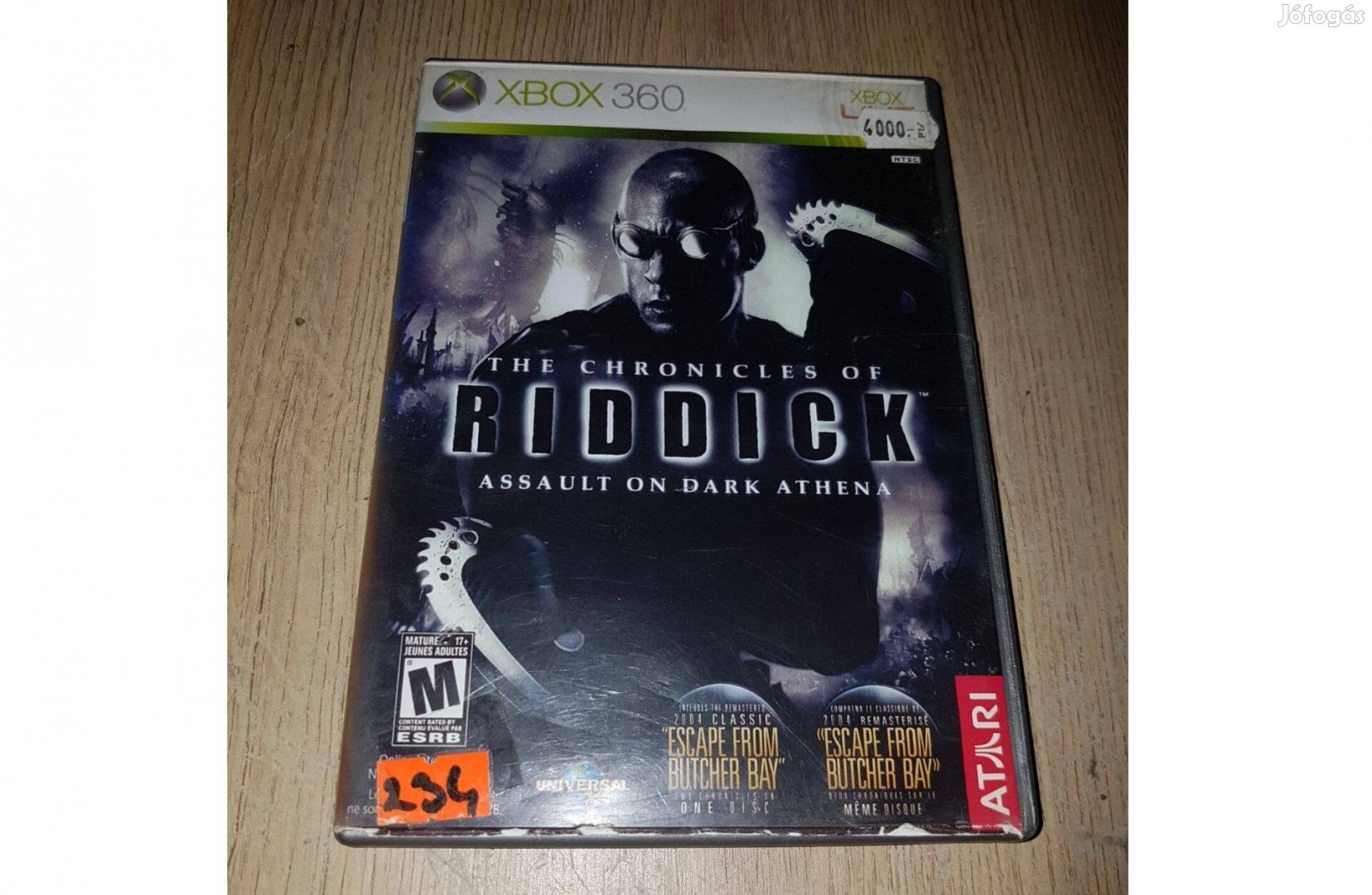 Xbox 360 riddick játék eladó