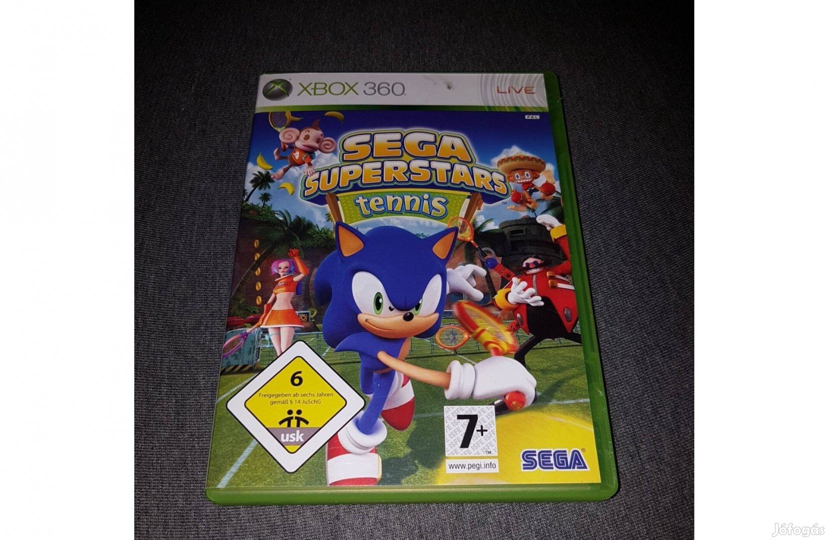 Xbox 360 sega superstars tennis eladó