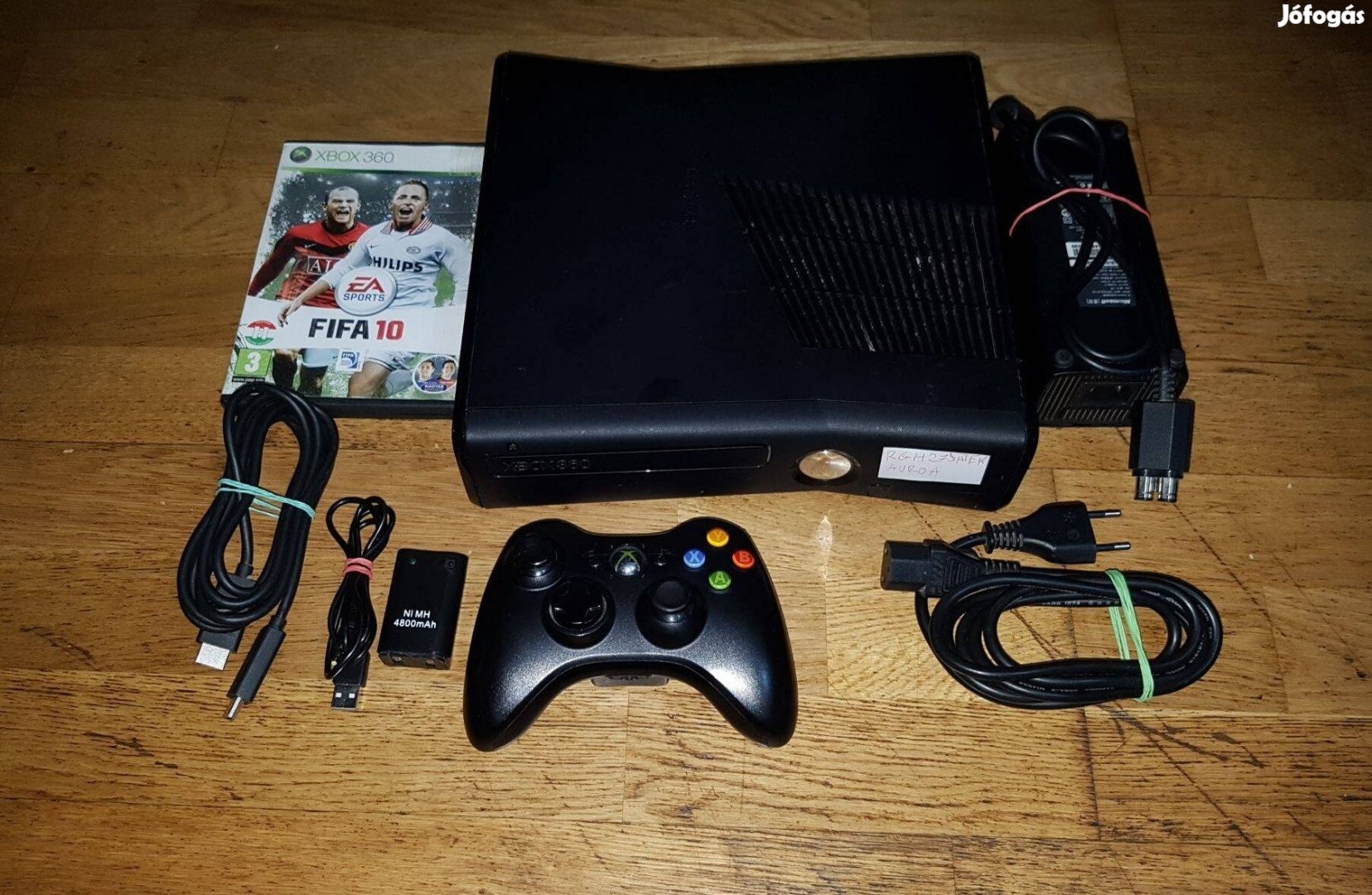 Xbox 360 slim 250-gb rgh 27 darab játékkal eladó