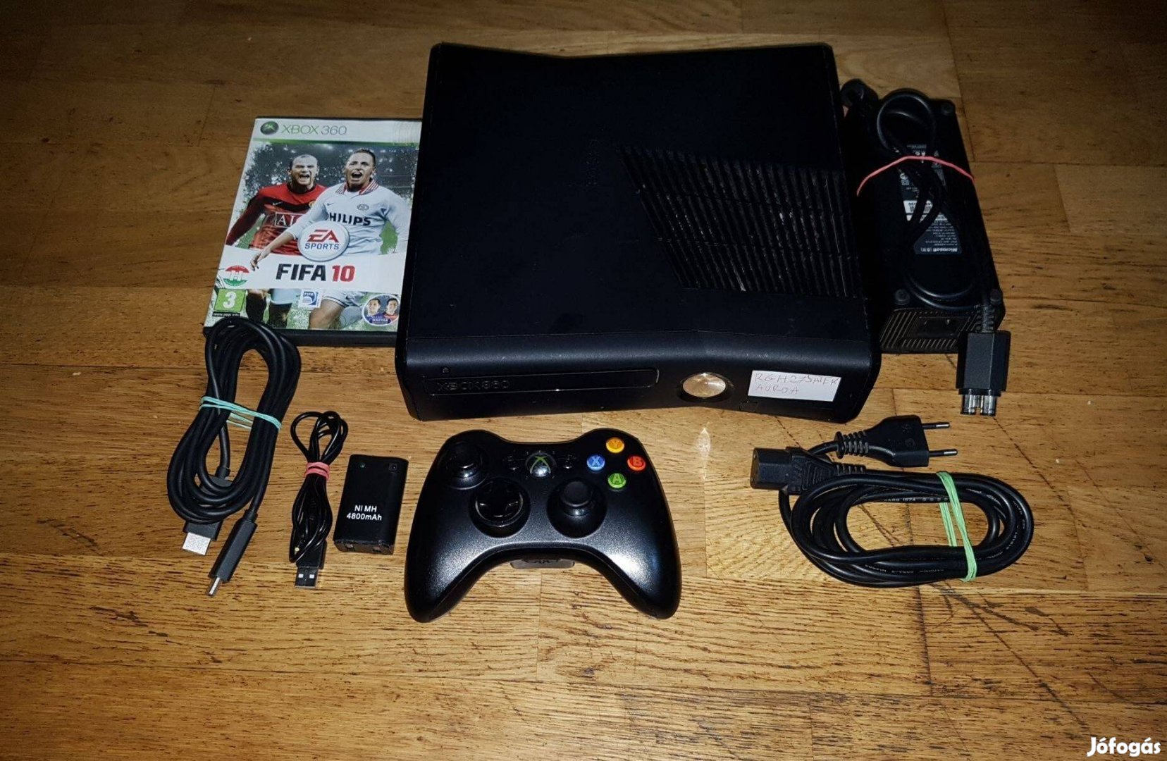 Xbox 360 slim 250-gb rgh 27 játékkal eladó