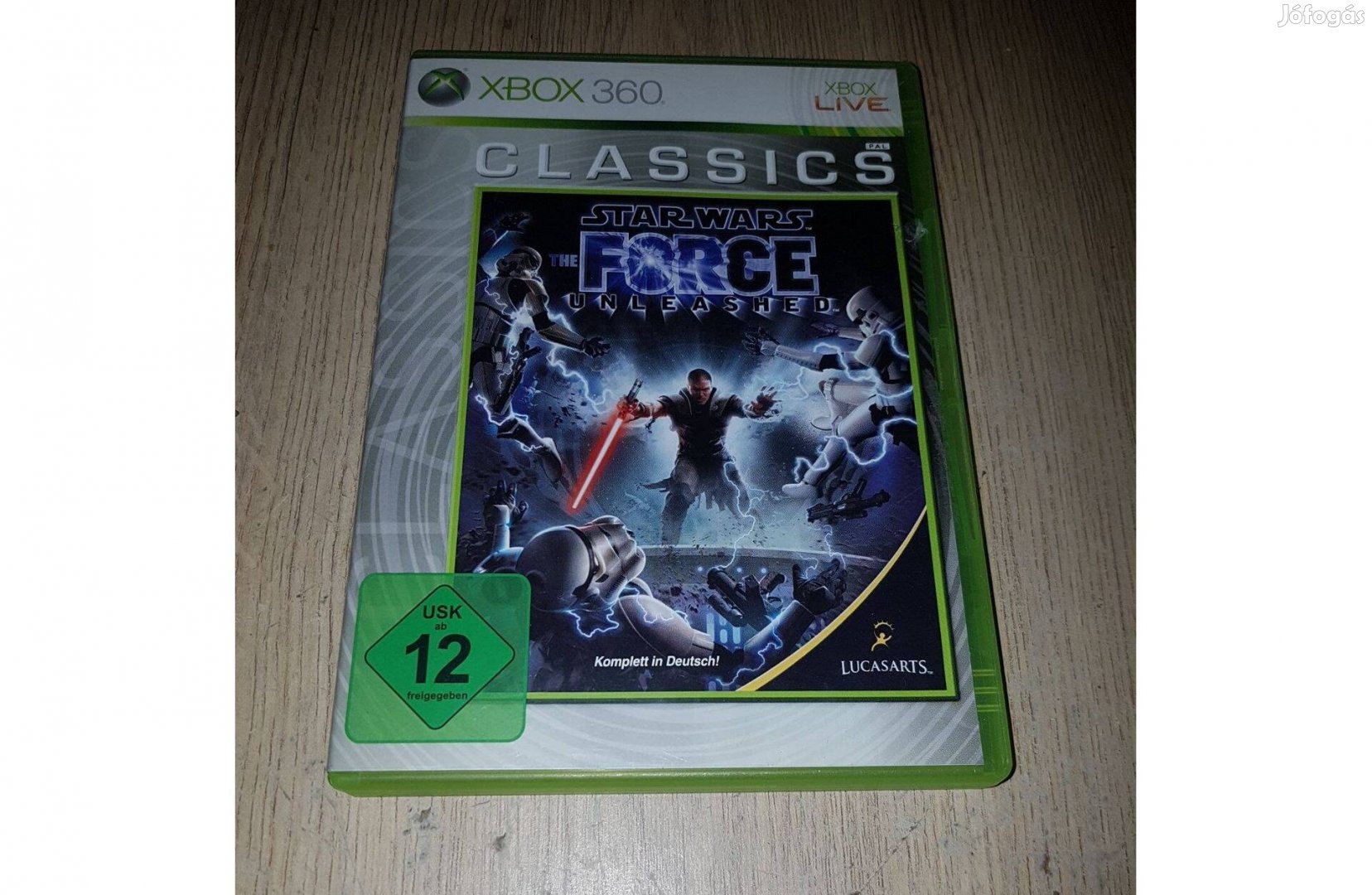 Xbox 360 star wars force unleashed eladó