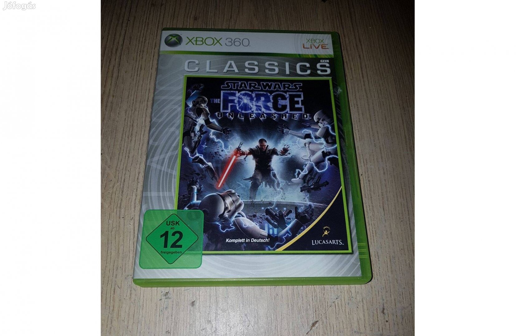 Xbox 360 star wars force unleashed eladó