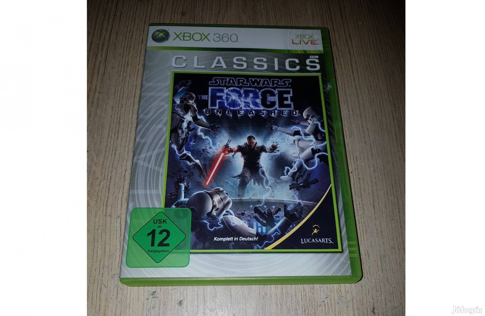 Xbox 360 star wars force unleashed játék eladó