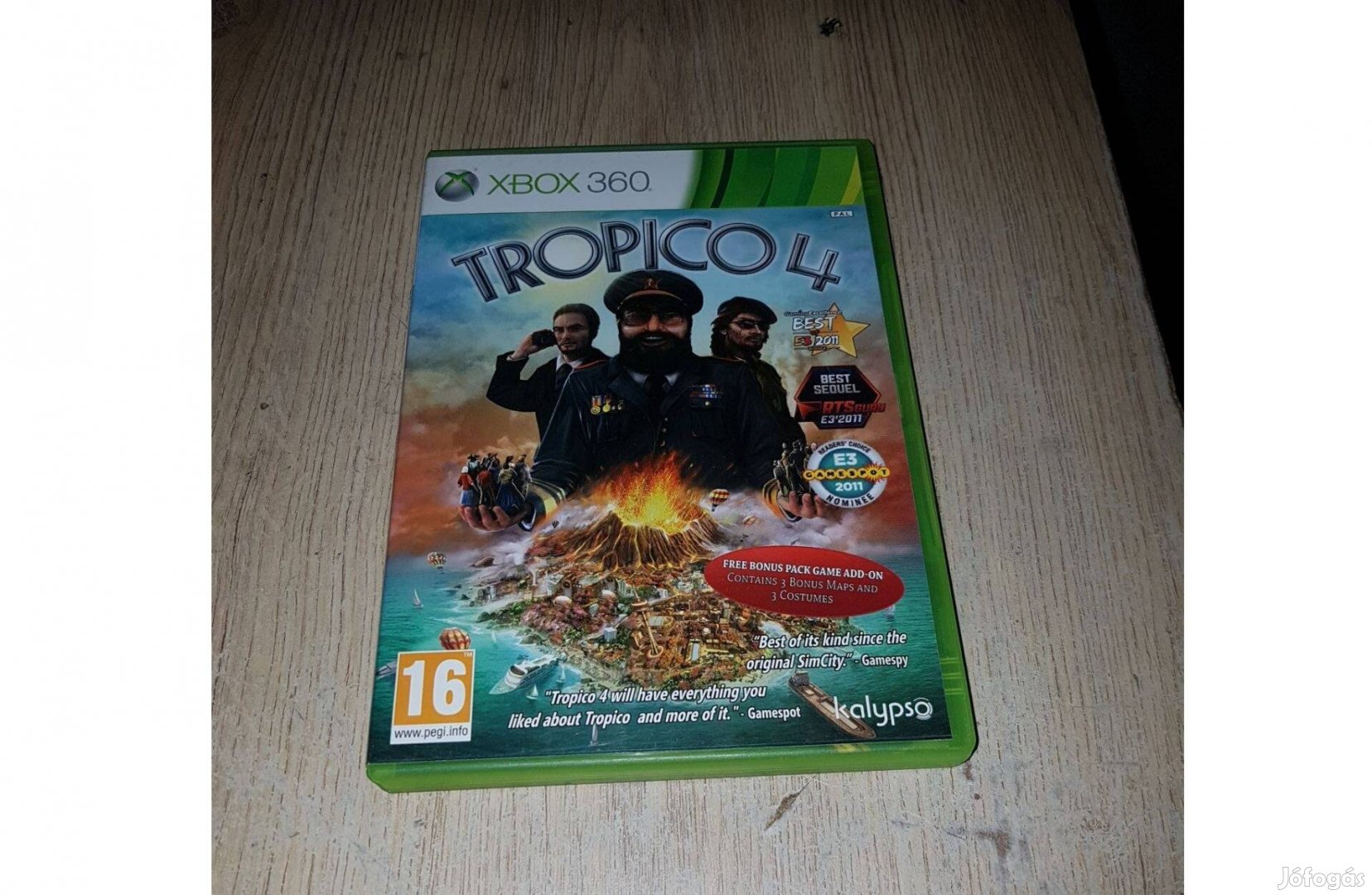 Xbox 360 tropico 4 eladó