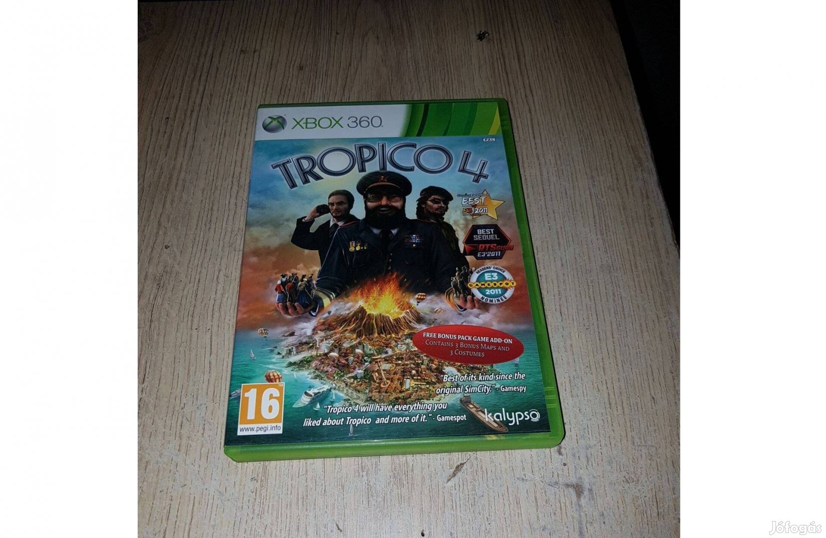 Xbox 360 tropico 4 eladó