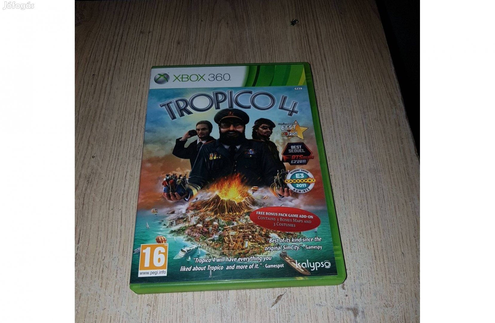 Xbox 360 tropico 4 eladó