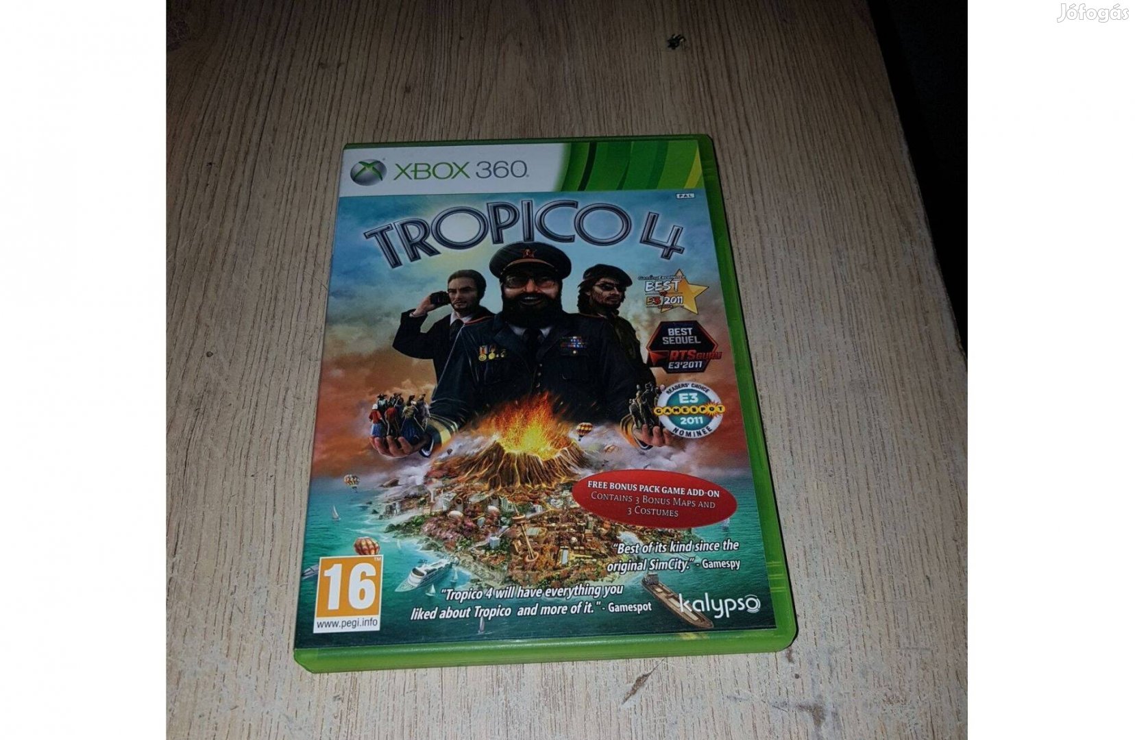 Xbox 360 tropico 4 játék eladó