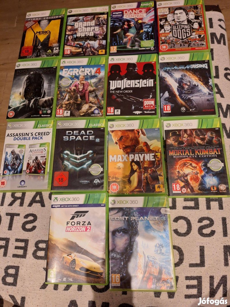 Xbox 360hoz játékok