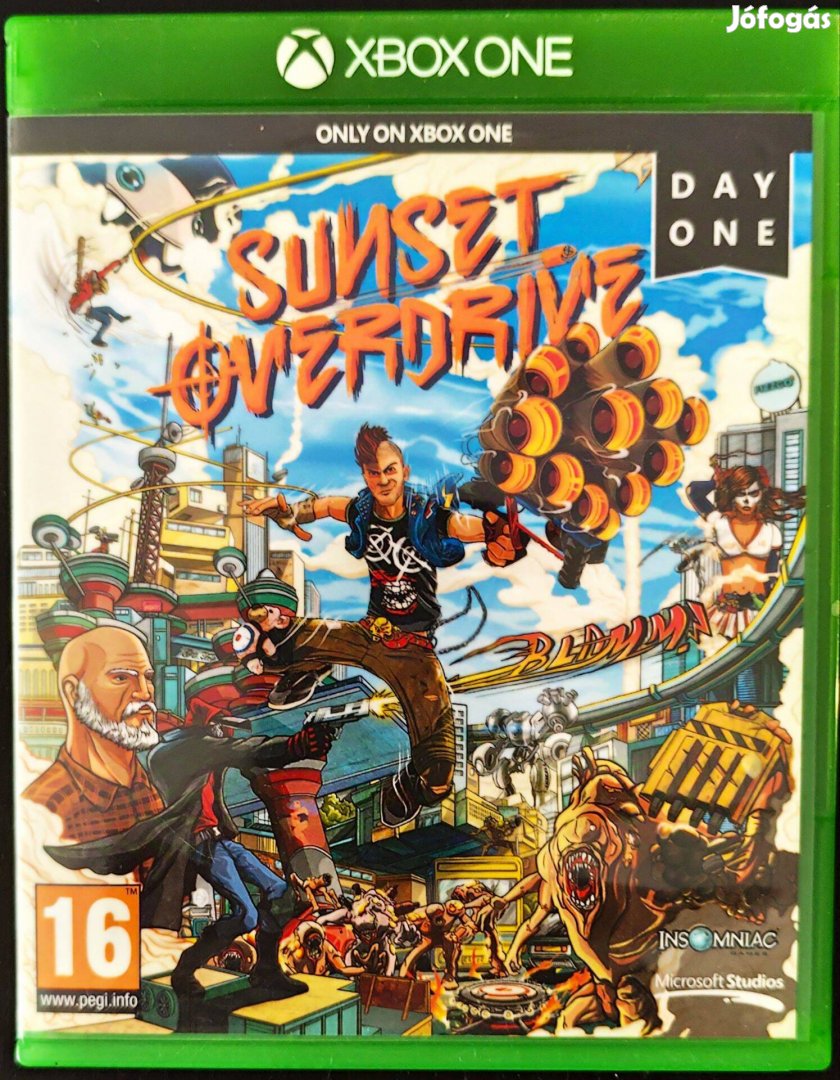 Xbox ONE játékszoftver: Sunset Overdrive Day One, angol