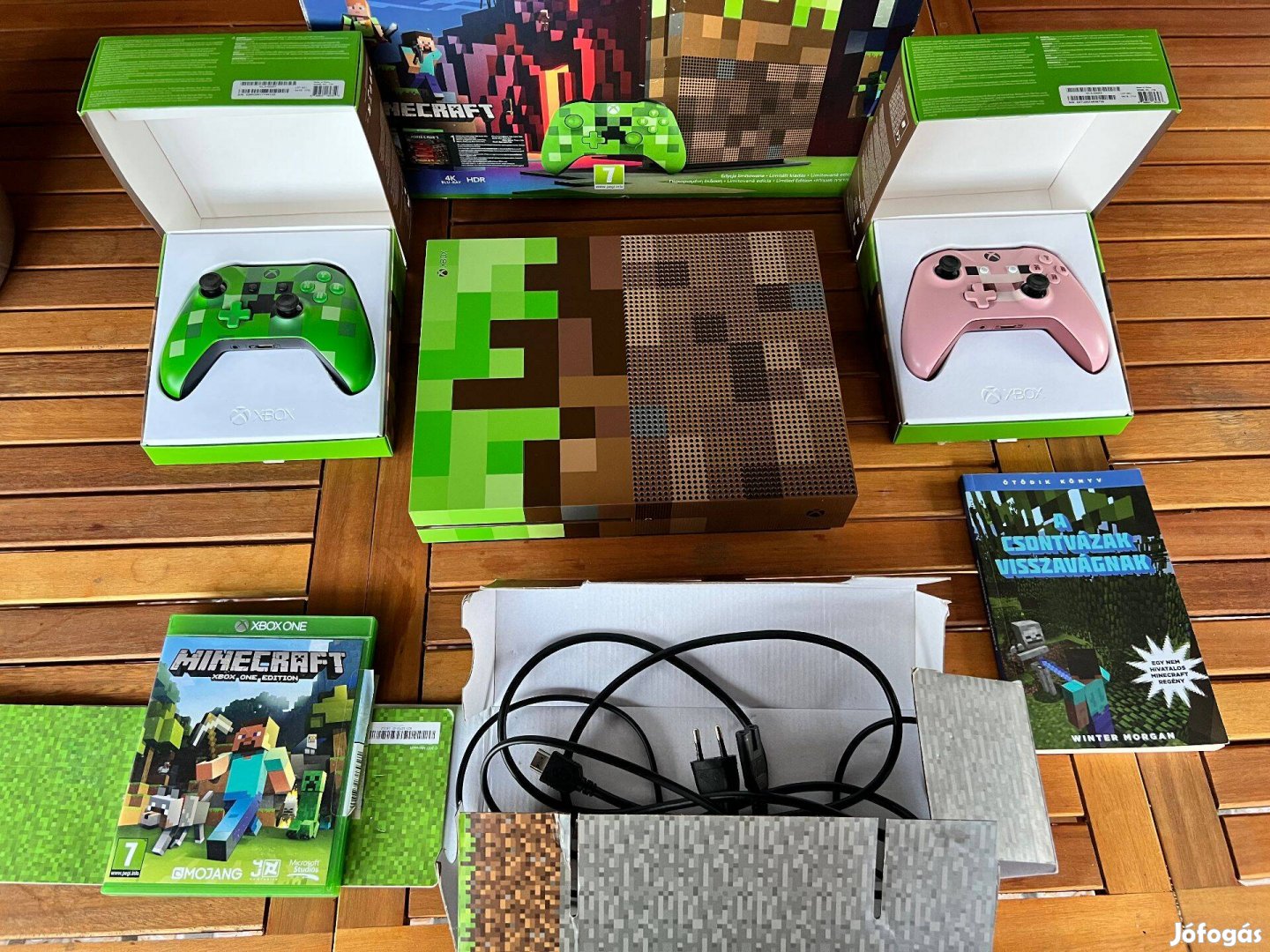 Xbox One 1TB Minecraft Limited Edition - Számlával, garanciával