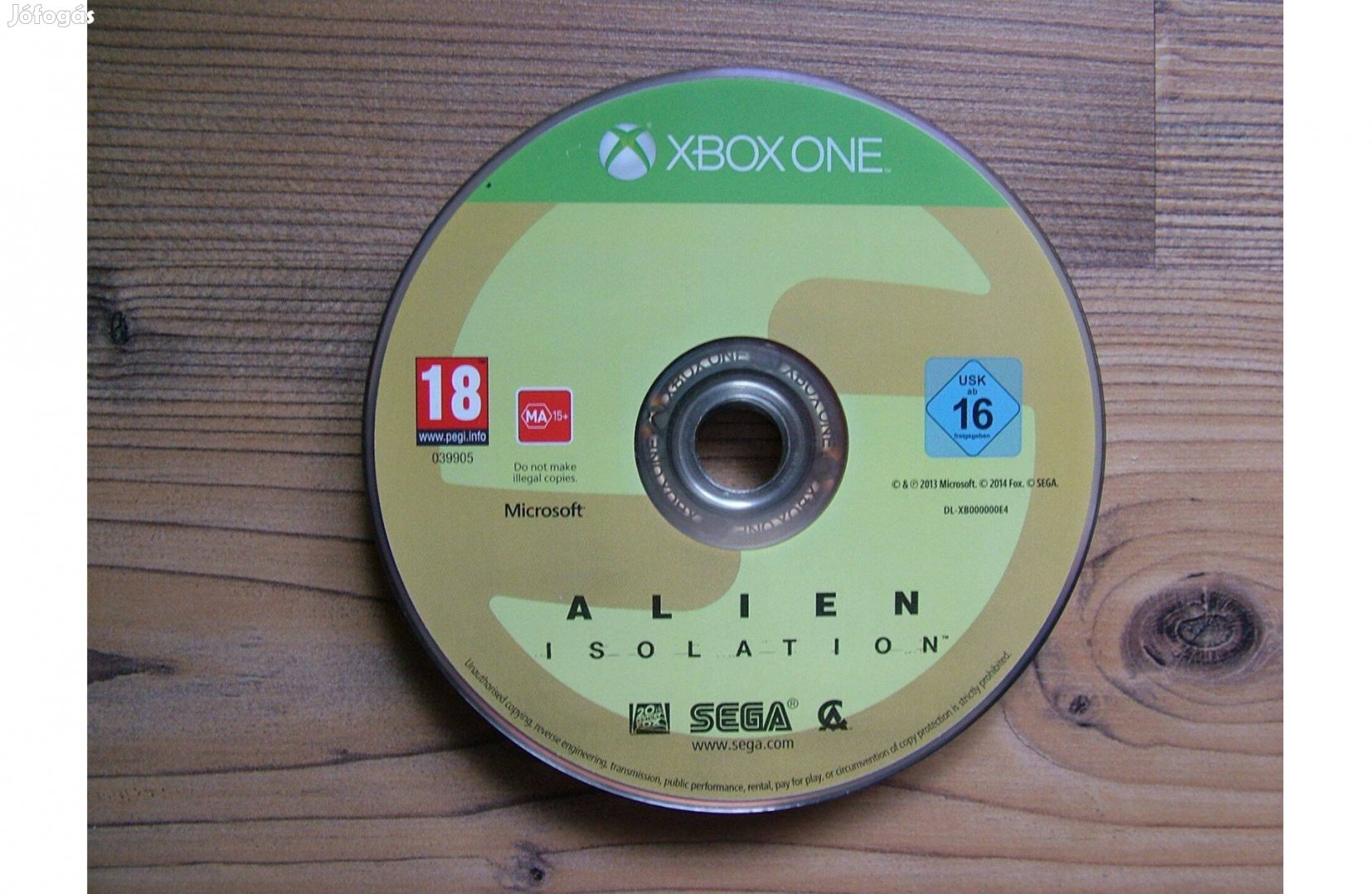 Xbox One Alien Isolation játék