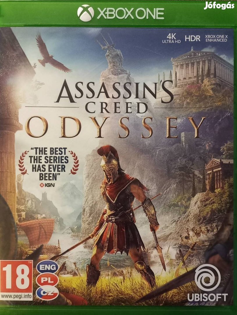 Xbox One Assassin's Creed Odyssey eredeti karcmentes lemez