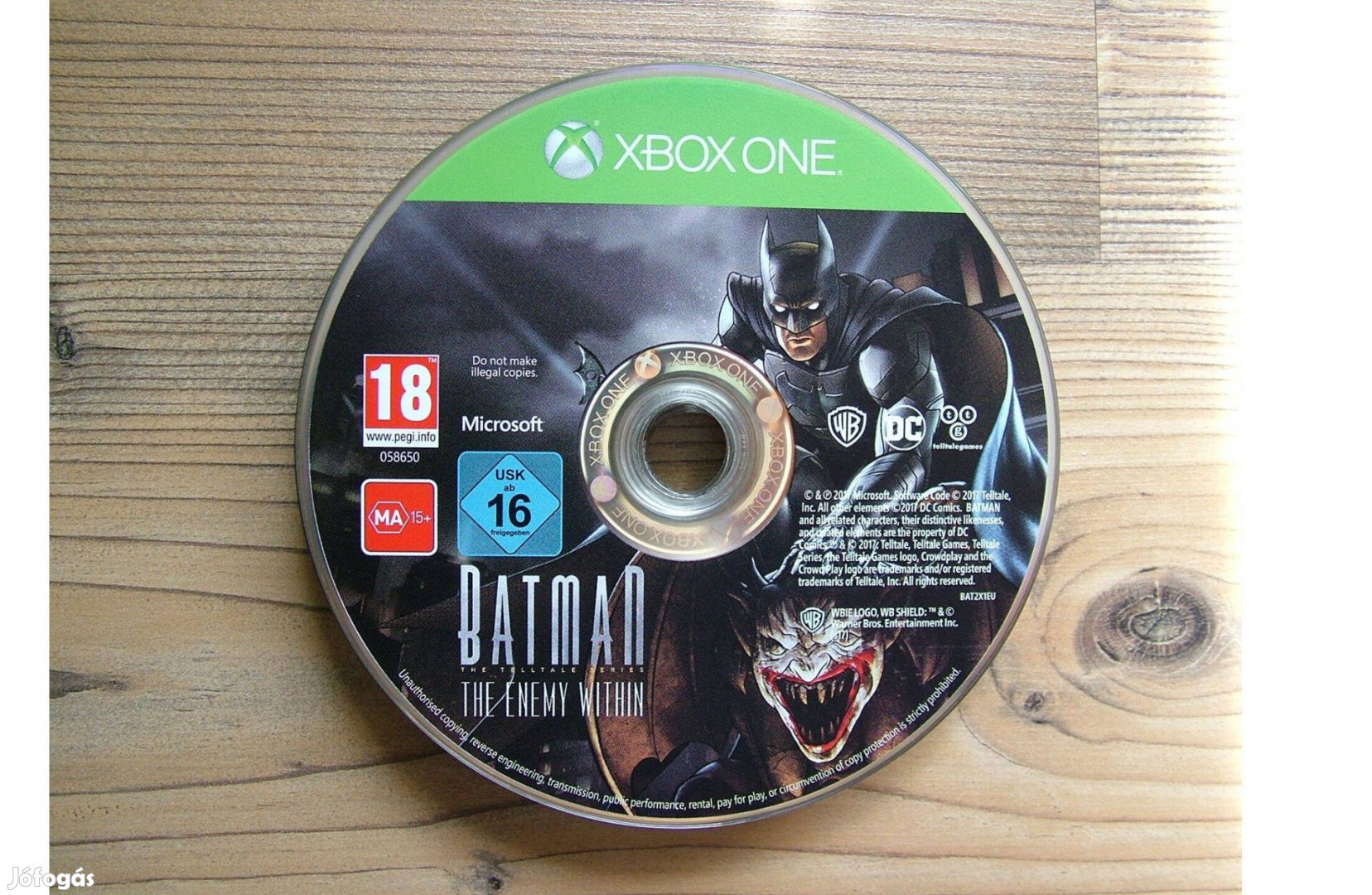 Xbox One Batman The Enemy Within játék