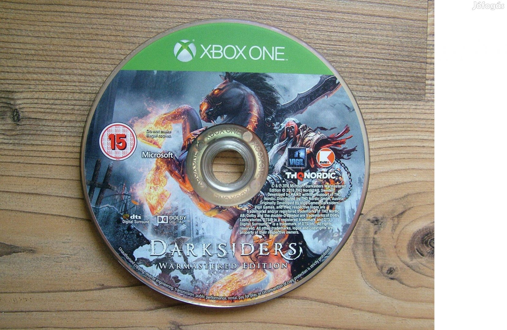 Xbox One Darksiders Warmastered Edition játék