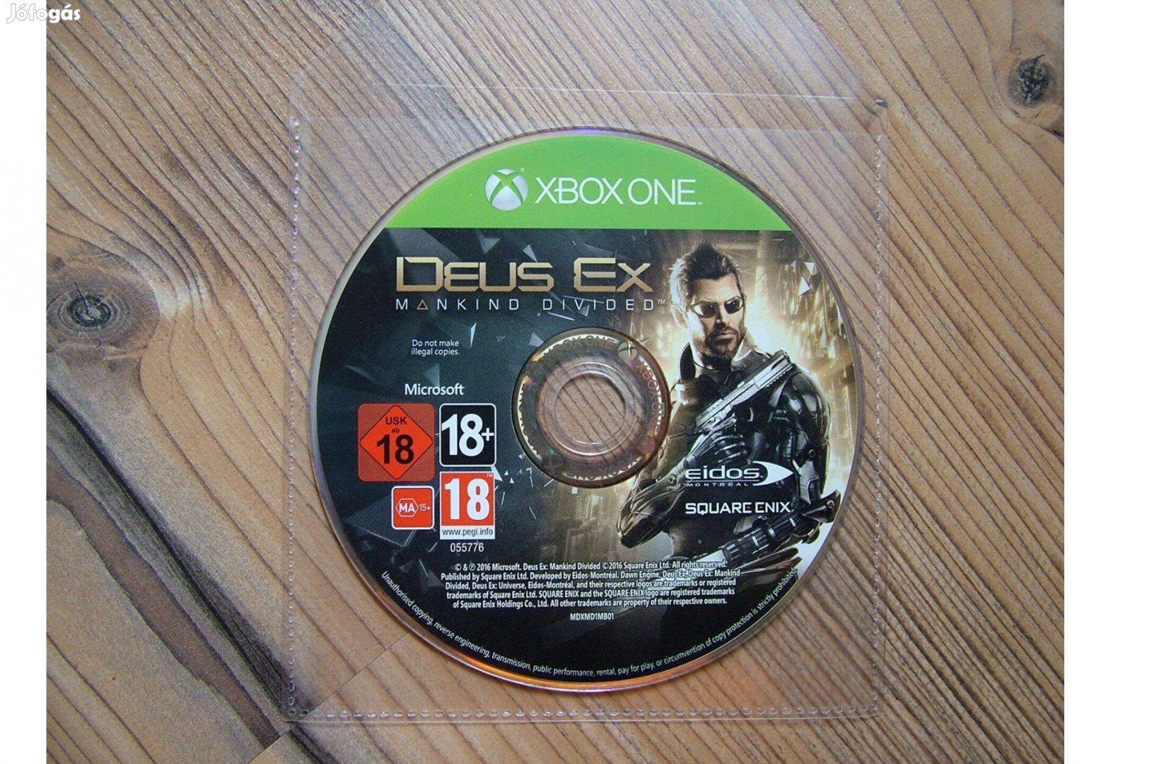 Xbox One Deus Ex Mankind Divided játék