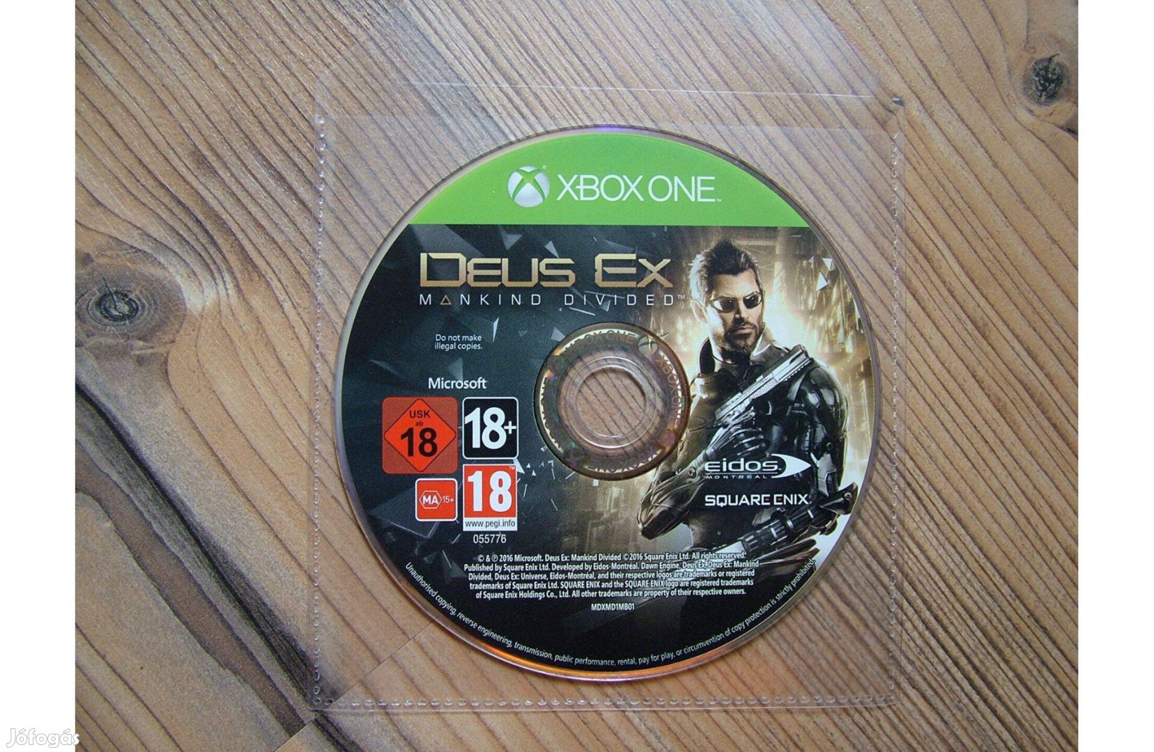 Xbox One Deus Ex Mankind Divided játék