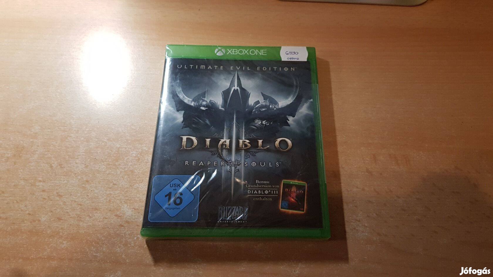 Xbox One Diablo 3 Reaper of Souls Ultimate Evil Edition Új Játék !