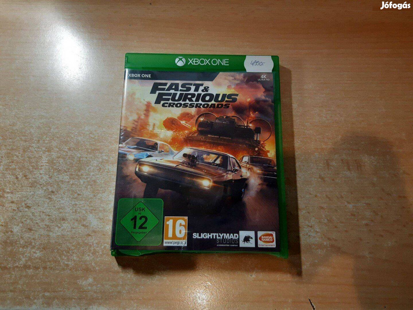 Xbox One Fast & Furious Crossroads Játék !