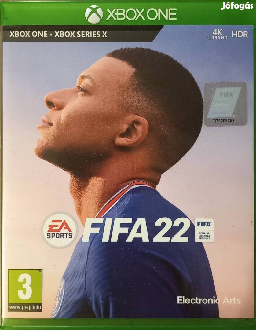 Xbox One Fifa 22 eredeti karcmentes lemez