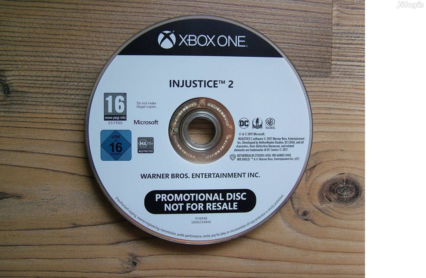 Xbox One Injustice 2 játék