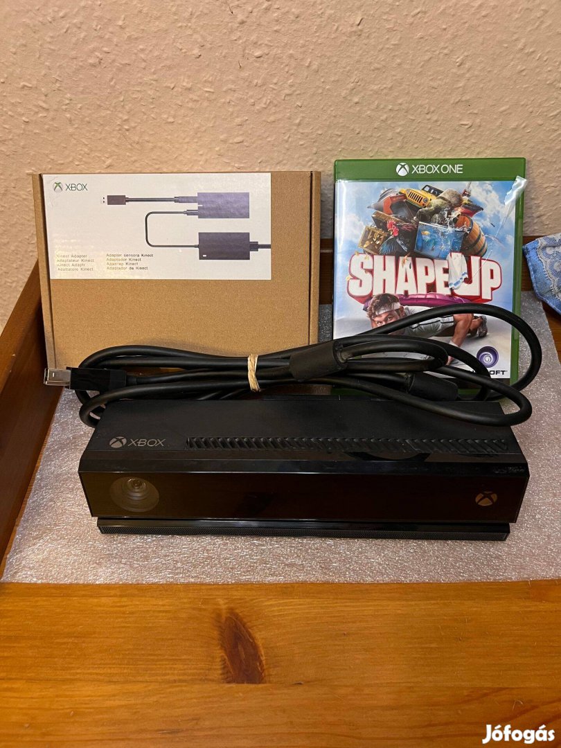 Xbox One Kinect+Kinect Adapter+Shapeup-Számlával, 1 év garanciával