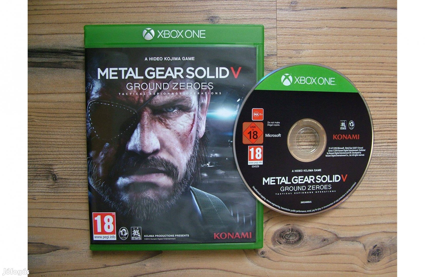 Xbox One Metal Gear Solid V Ground Zeroes játék