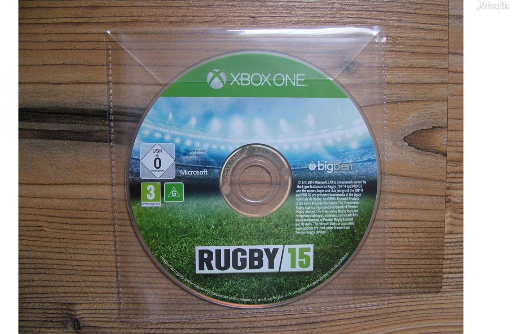 Xbox One Rugby 15 játék