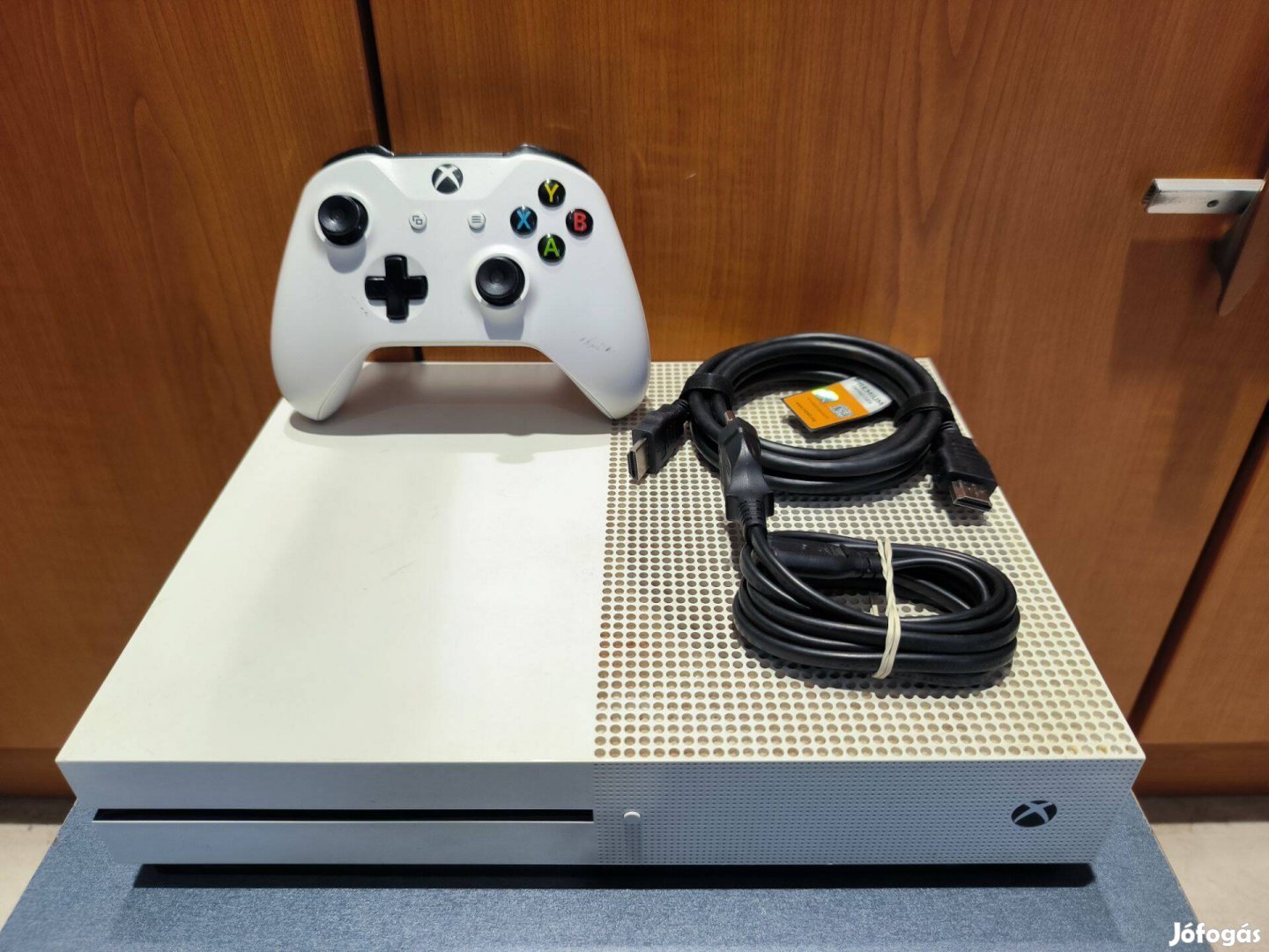 Xbox One S 500GB Konzol Fehér Újszerű Garis !