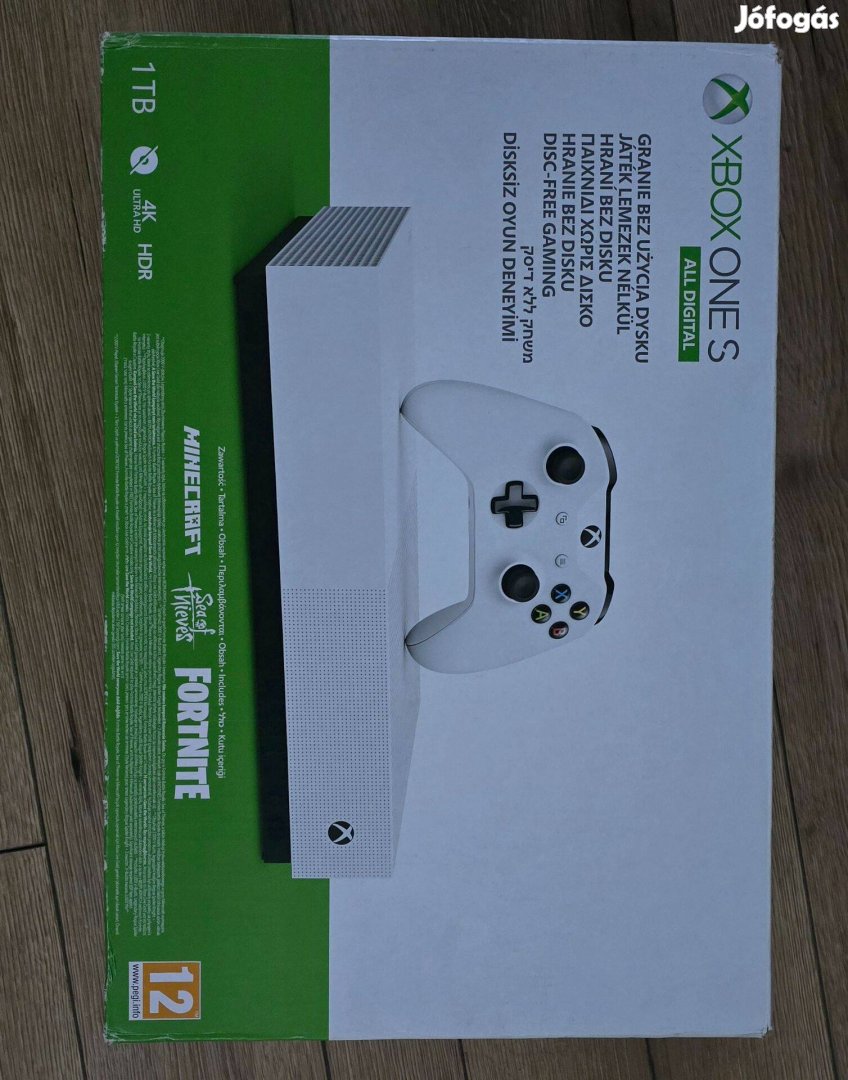 Xbox One S All Digital 1Tb hdd 20db játék