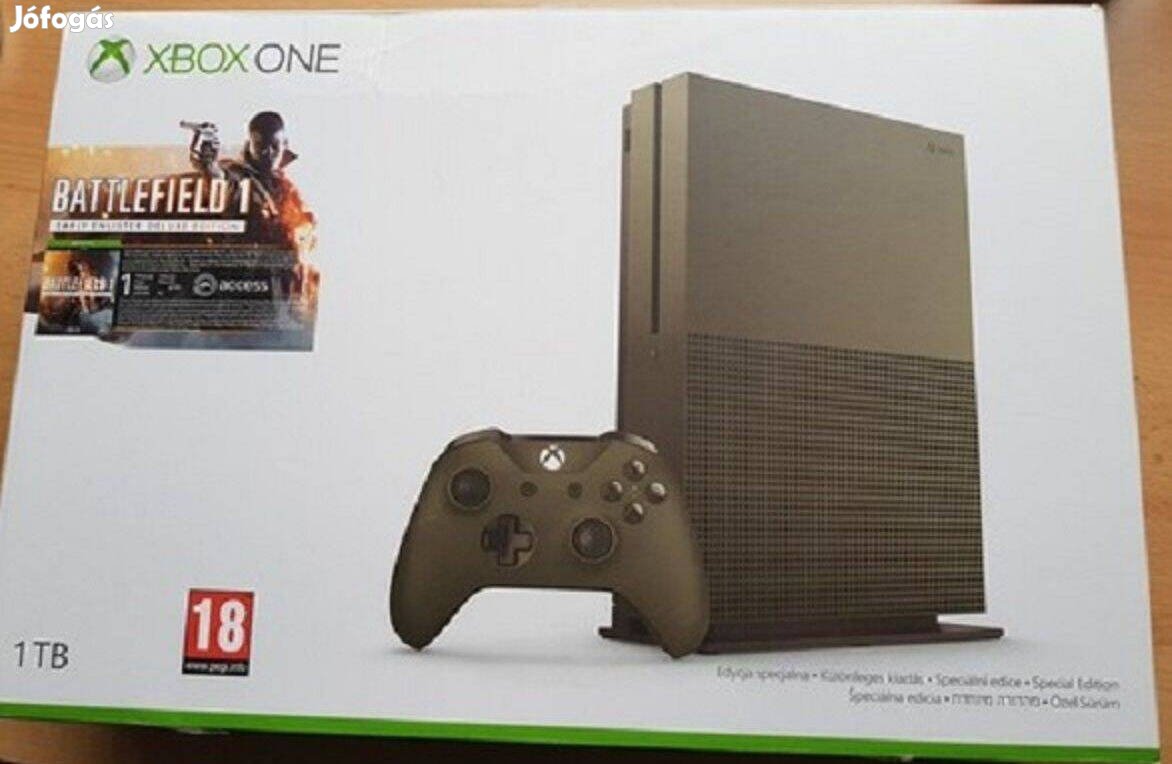 Xbox One S Battlefield 1: Military Green Special Edition a Playbox-tól