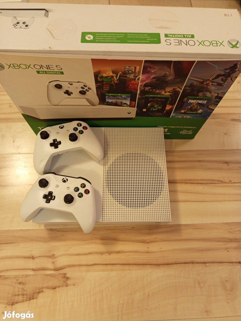 Xbox One S - All Digital 1 TB - 2 kontrollerrel