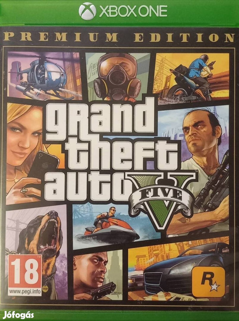 Xbox One  Gtav eredeti karcmentes játék 