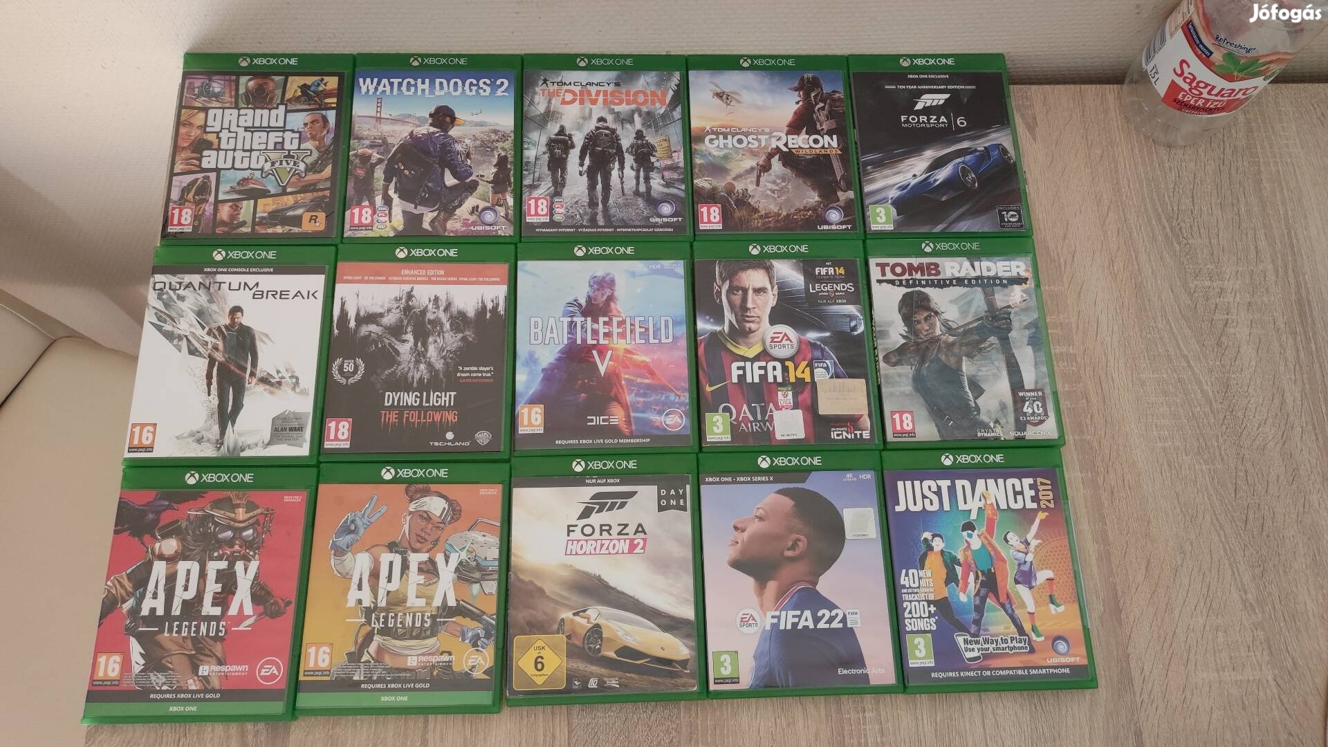 Xbox One játékok 15 db