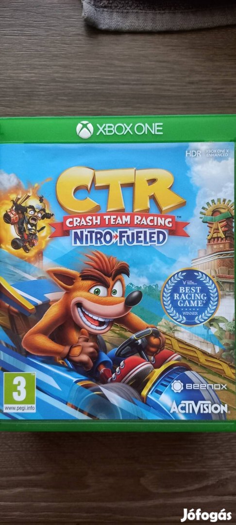 Xbox One karcmentes jatek CTR Crash Nitro Fueled