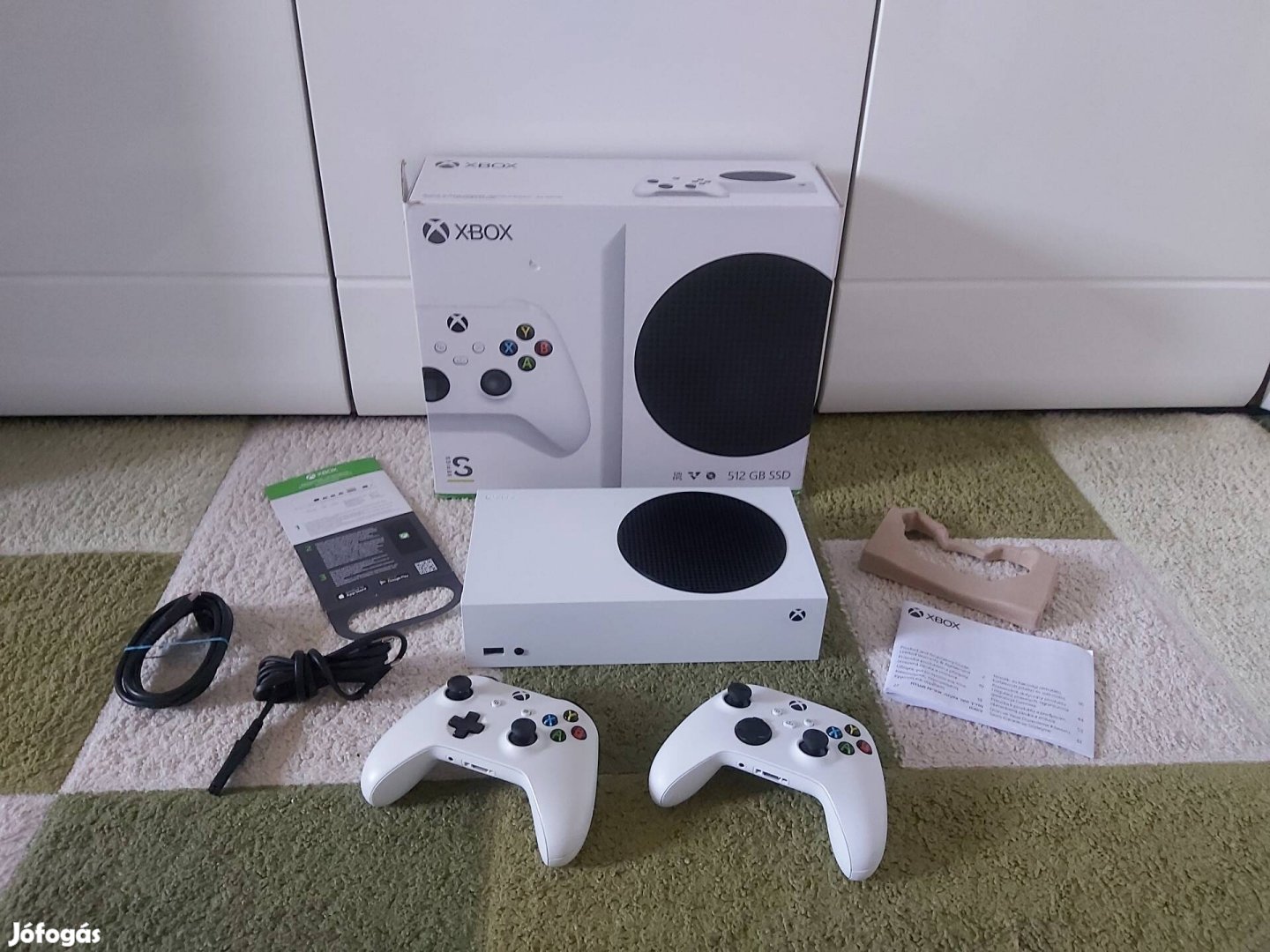 Xbox Series S 512GB 2db Kontrollerrel Dobozában Tartozékaiva
