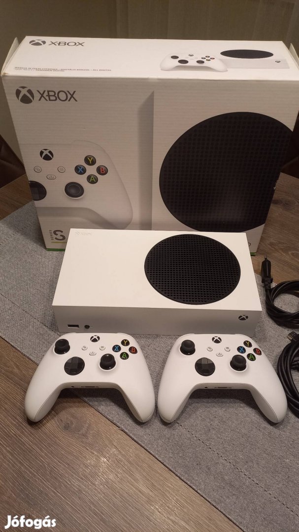 Xbox Series S 512GB GB SSD, 2db joy, Doboz, garancia!