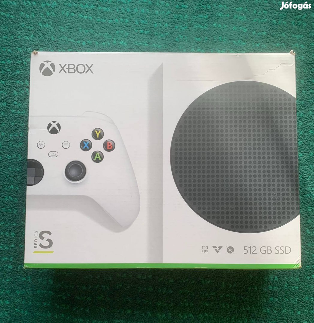 Xbox Series S 512GB, 1 db új kontrollerrel