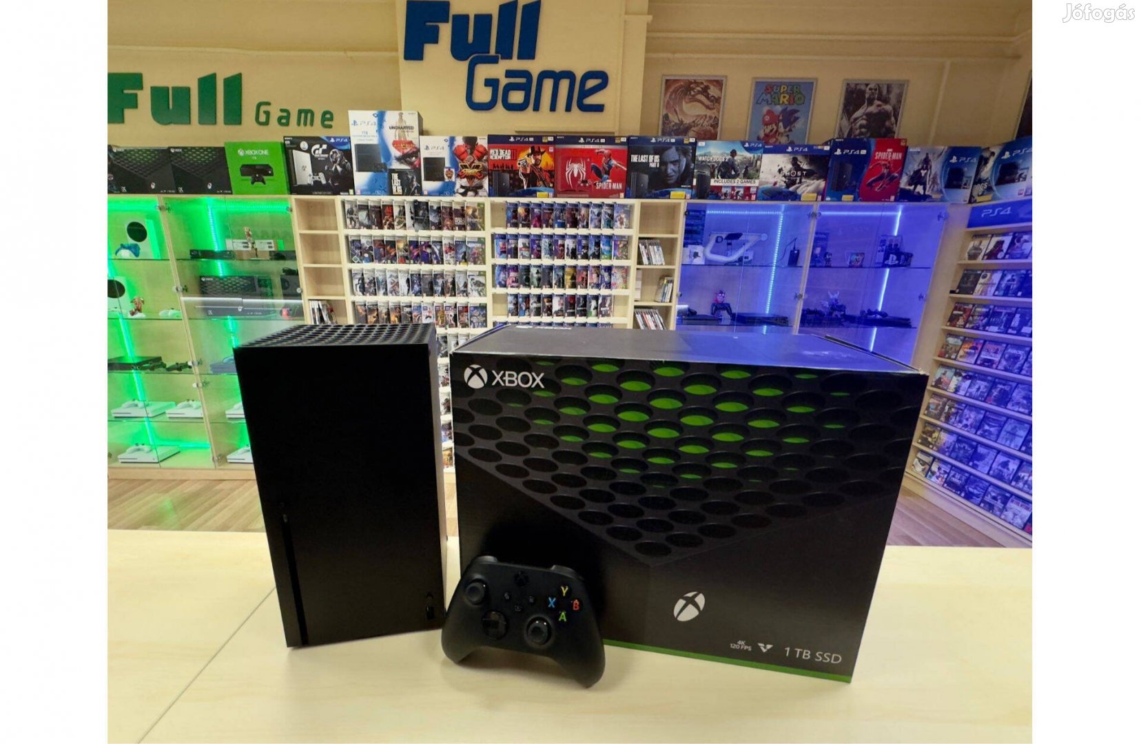 Xbox Series X 1TB garanciával, videojáték üzletből