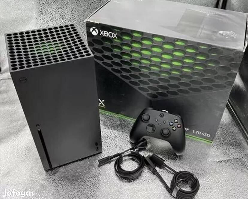 Xbox Series X Minden gyári tartozékkal Teljesen kompletten