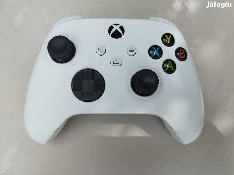 Xbox Series X eredeti fehér wireless kontroller, joystick garanciával