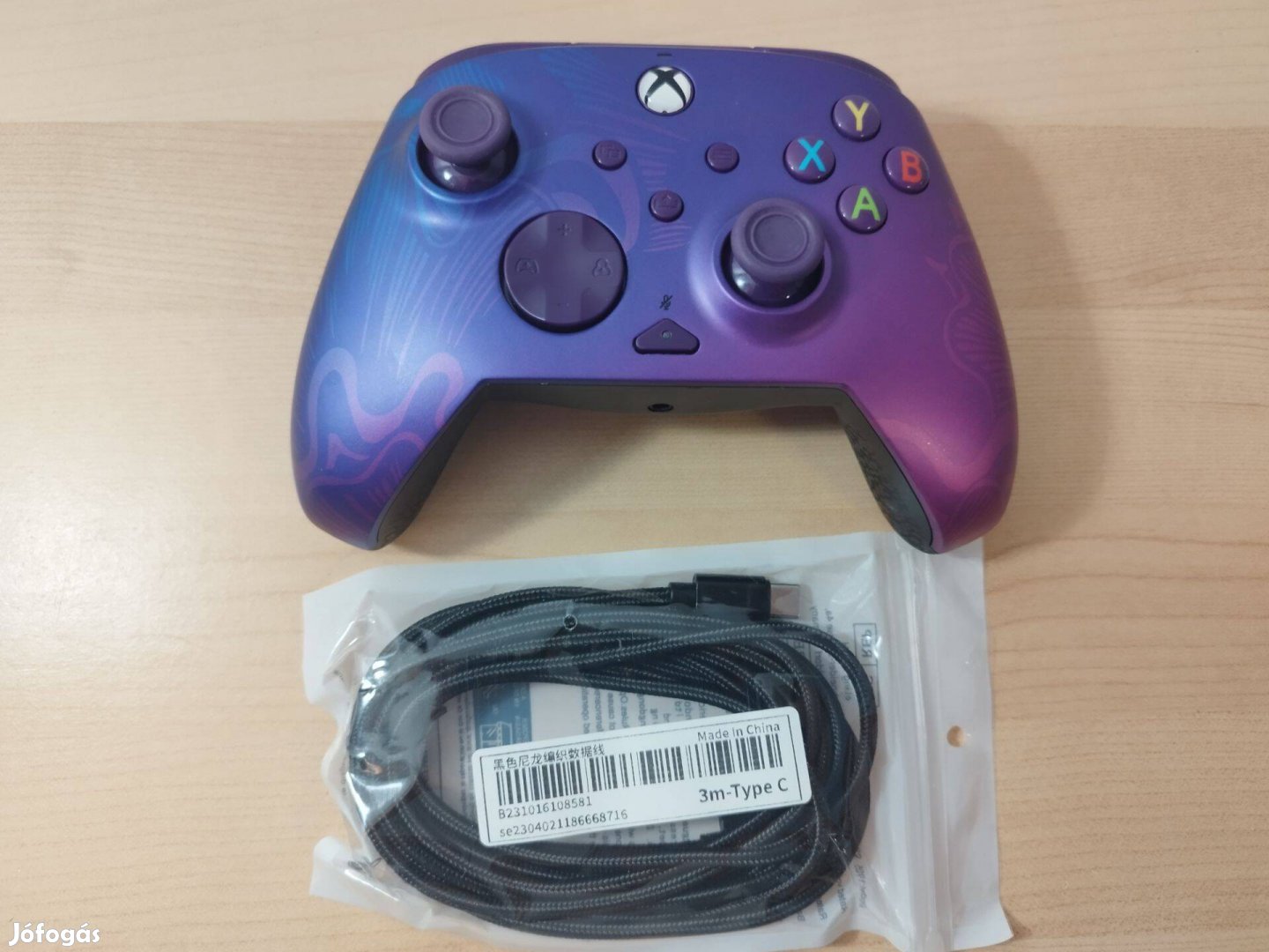 Xbox Series xs & pc PDP Purple Fade Rematch vezetékes kontroller
