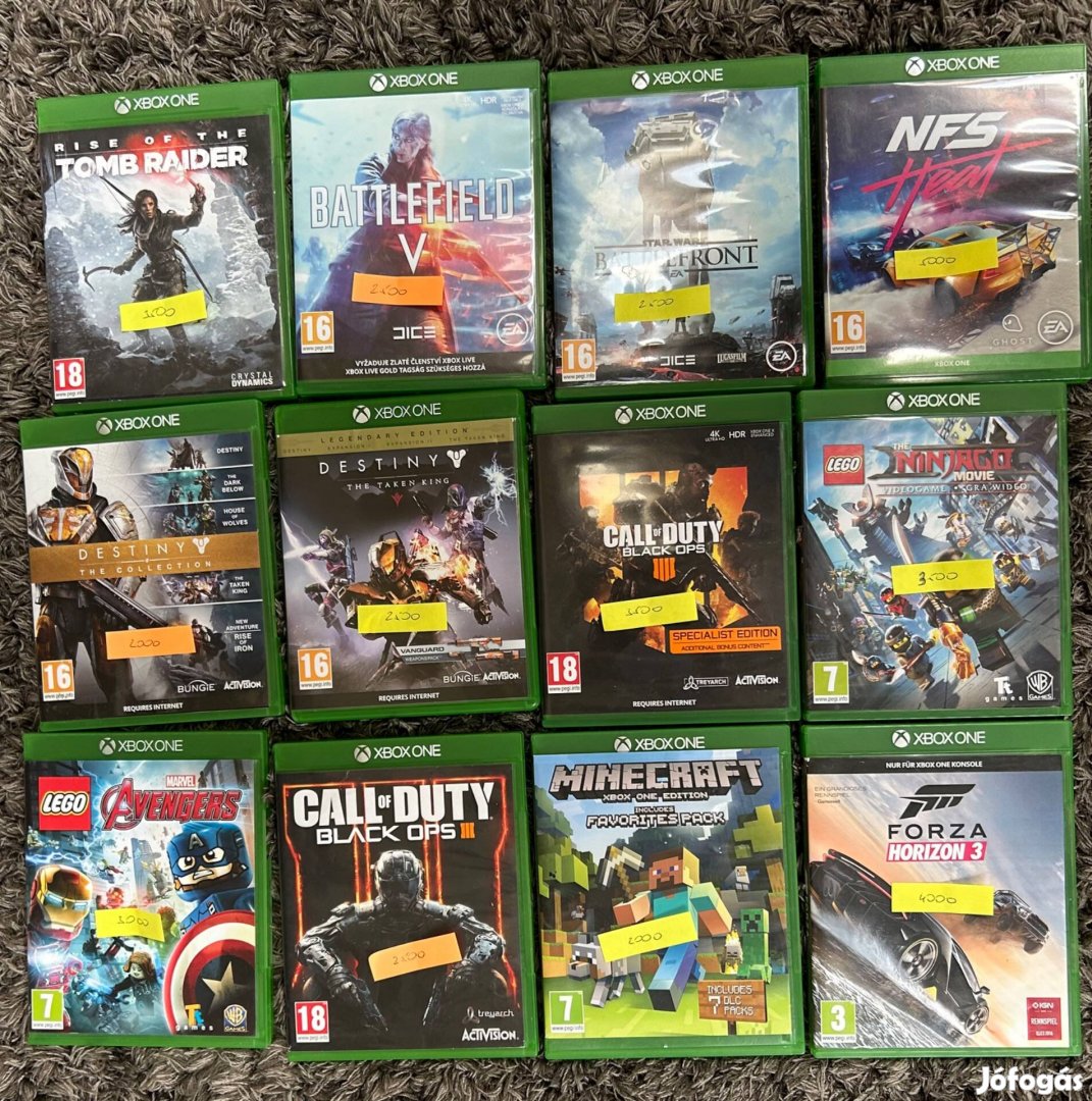 Xbox játék kollekció