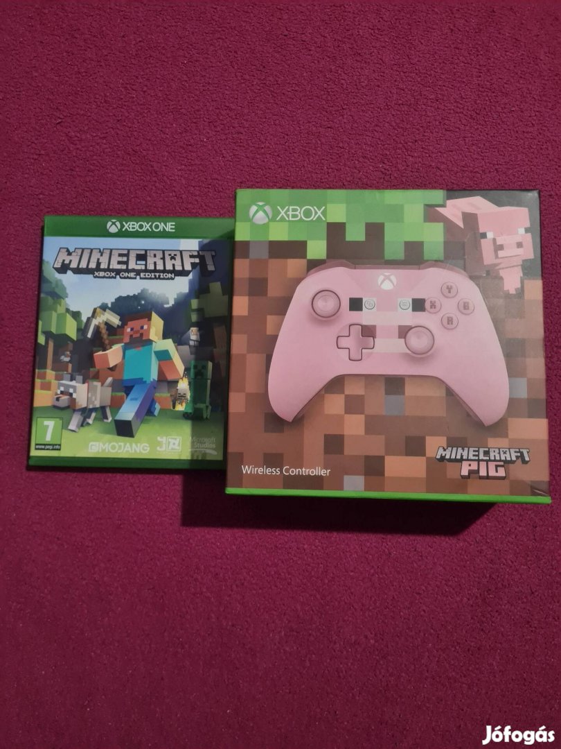 Xbox kontroller+minecraft játék