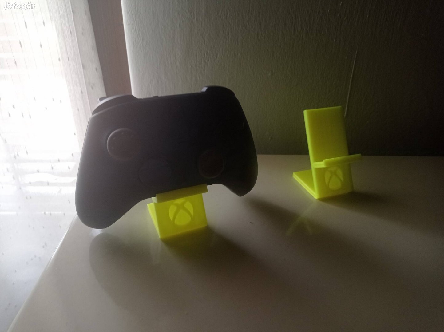 Xbox kontroller tartó 2 db. Uv zöld.Új.