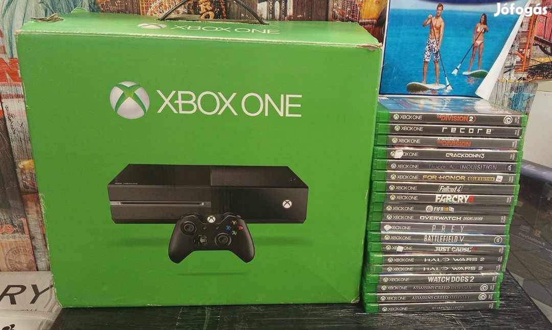 Xbox one 3 választható játékkal 1 hónap garanciával, üzletből